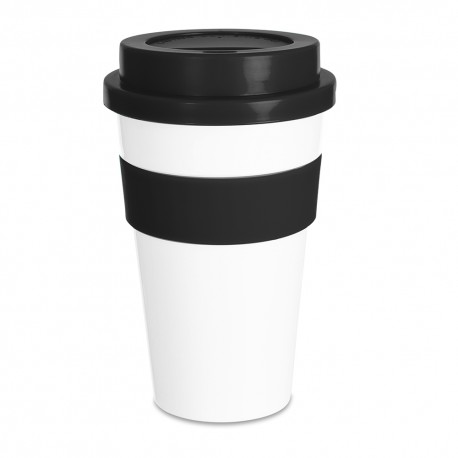 Copo de Café Personalizado com Tampa 480ml Livre de BPA
