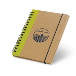 Caderno personalizado capa dura com elástico