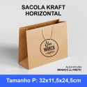 Sacola Kraft Personalizada P