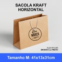 Sacola Kraft Personalizada M