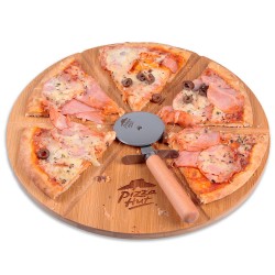 Tábua de Pizza personalizada com cortador