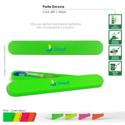 Porta Escova de Dente Personalizado - NEON