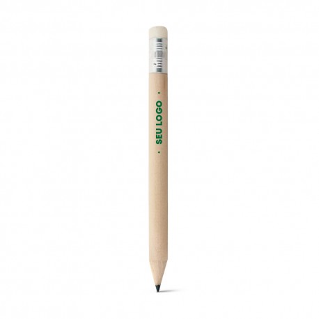Mini lápis de escrever com borracha | Lápis personalizado