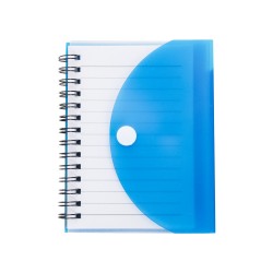Caderno personalizado pequeno com fecho em botão